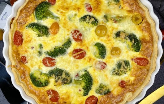 Brokkoli Tomaten Quiche