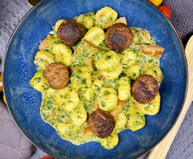 Gnocchi mit Rahmspinat