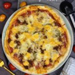 Cheesy Burgerpizza